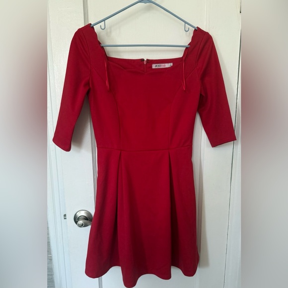 JustFab Red Dress - Picture 1 of 2